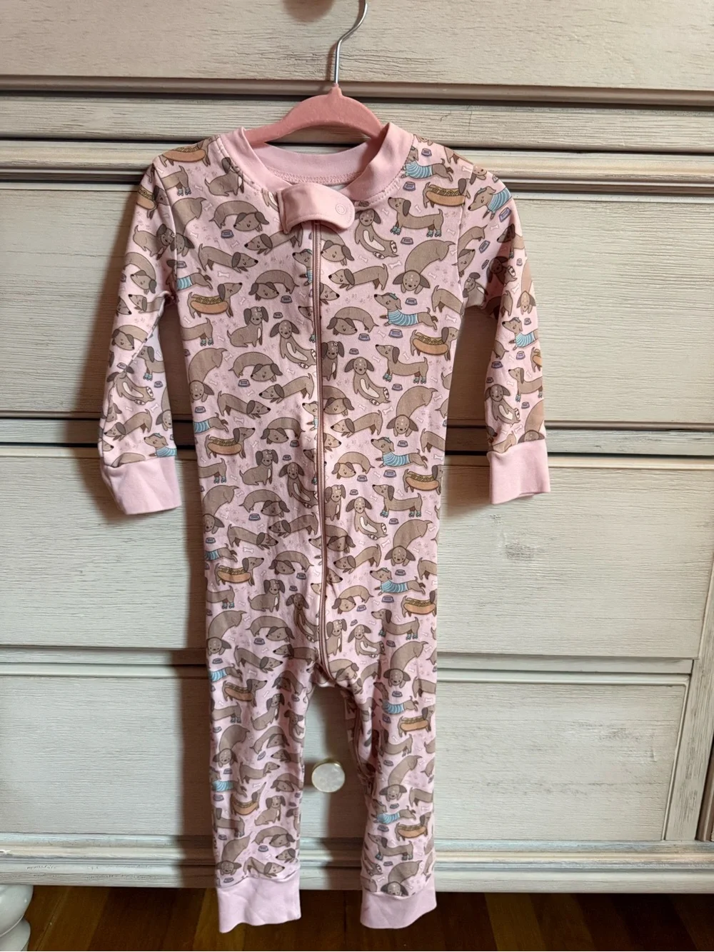 Dachshund one piece pajama